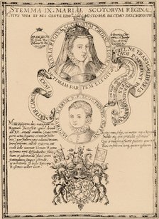 Mary, Queen of Scots (1542-1587) and King James VI and I (1566-1625), 1889. Artist: Unknown.