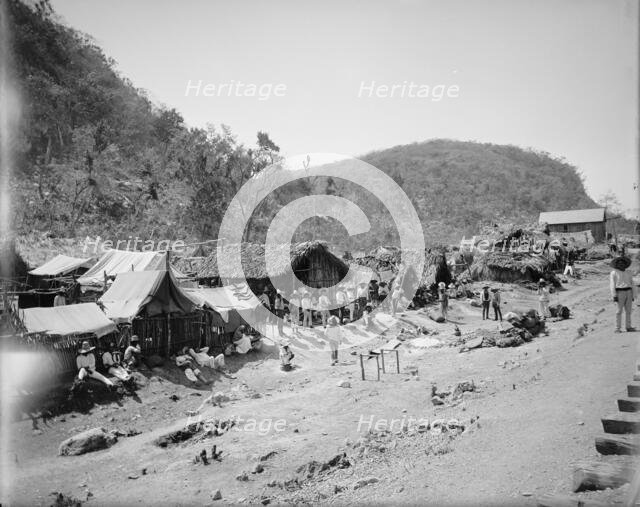 The quarry village of El Abra, between 1880 and 1897. Creator: William H. Jackson.