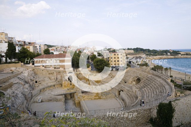 Roman amphitheatre, Tarragona, Catalonia, Spain, 2007. Artist: Samuel Magal