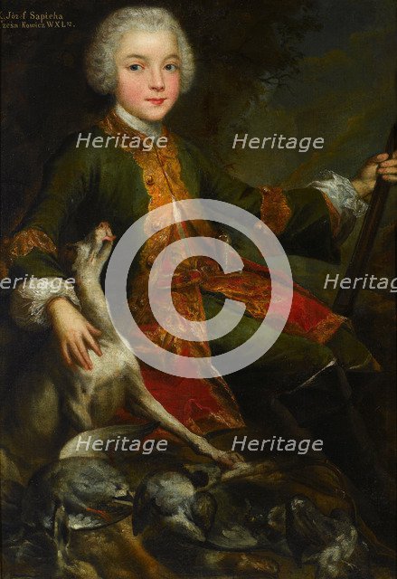 Portrait of Józef Sapieha (1737-1792), c. 1740. Artist: Mirys, Augustyn (1700-1790)