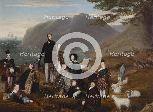 The emigrants, 1844. Creator: William Allsworth.