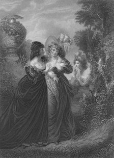 Act III Scene i from Much Ado About Nothing, c19th century. Artist: Unknown.