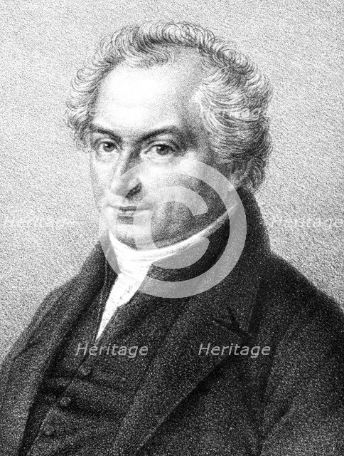 Heinrich Wilhelm Mathias Olbers, German astronomer and physician, 1864. Artist: Unknown