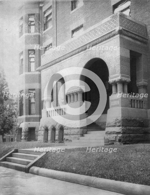 Home of Phoebe Apperson Hearst (widow of George Hearst) at 1400 New Hampshire Ave., NW..., c1900. Creator: Frances Benjamin Johnston.