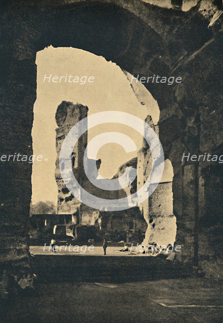 'Roma - Remains of the Baths of Caracalla on the Appian Way', 1910. Artist: Unknown.