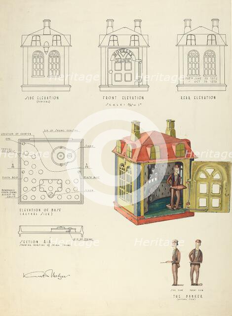 Toy Bank, 1935/1942. Creator: Kurt Melzer.