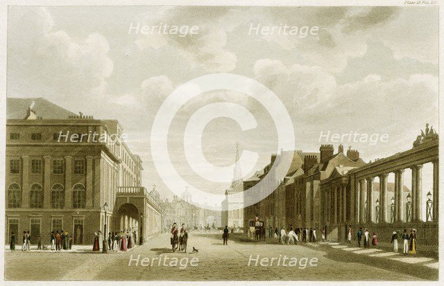 Pall Mall, London, 1822. Artist: Unknown.