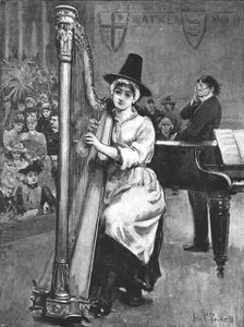 ''The Recent Eisteddfod at Swansea; A Popular Soloist', 1891. Creator: John Robertson Reid.