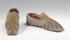 Slippers, French, 1835-45. Creator: Unknown.