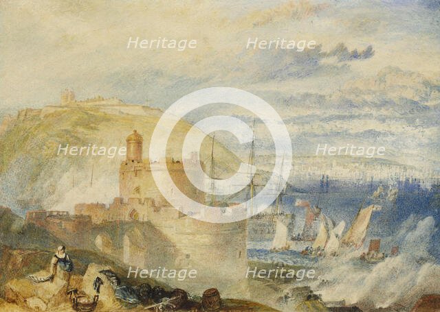 Falmouth Harbor, c1825. Creator: JMW Turner.