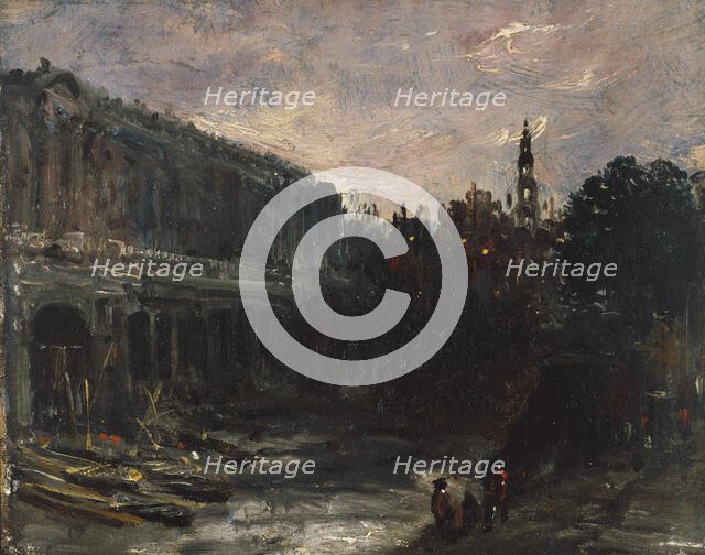 Somerset House, c1819. Creator: John Constable.