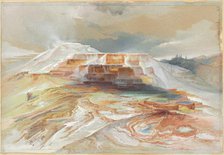 Hot Springs of Gardiner's River, Yellowstone, 1873. Creator: Thomas Moran.