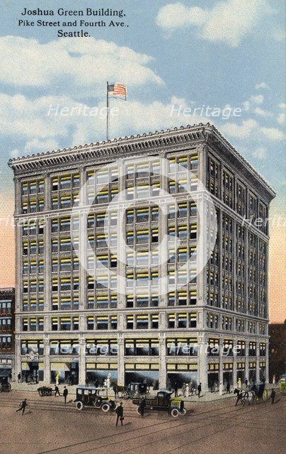 Joshua Green Building, Seattle, Washington, USA, 1913. Artist: Unknown