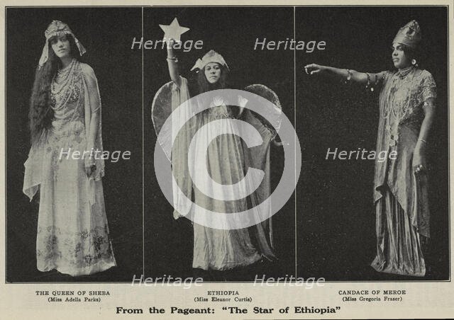 From the pageant: "The star of Ethiopia", 1915-12. Creator: Unknown.