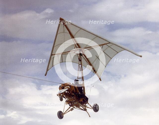 Paresev 1-B in tow flight, October 19, USA, 1968.  Creator: NASA.