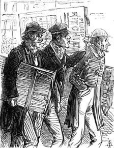 Metropolitan Boroughs election sketches: after the battle, 1874. Creator: Unknown.