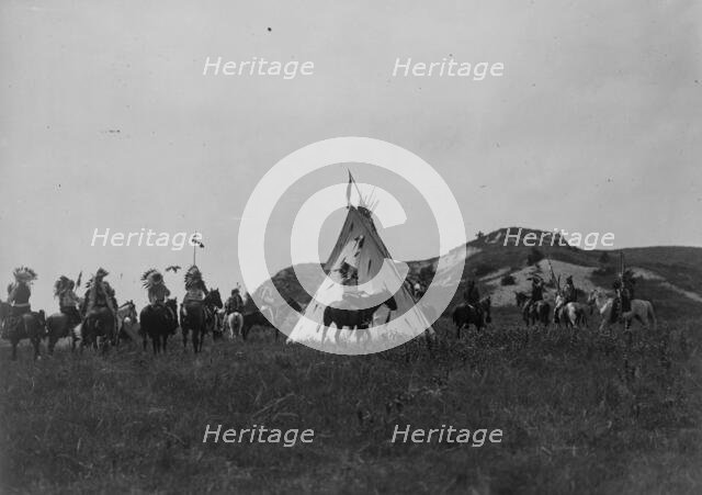 War preparation, c1907. Creator: Edward Sheriff Curtis.