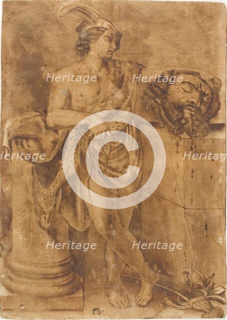 David with the Head of Goliath, after 1605/06. Creator: Unknown.