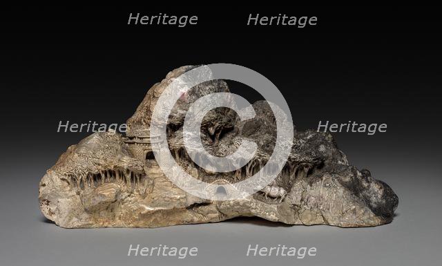 Mountain and Landscape, 1800s. Creator: Unknown.