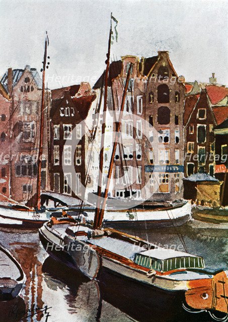 'View of Amsterdam', 1907 (1911-1912). Artist: Unknown