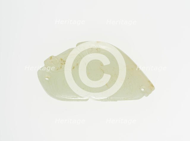 Pendant, Western Zhou period, 11th/10th century B.C. Creator: Unknown.