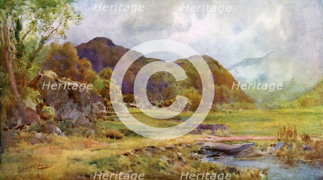 'On the Marsh near Lodore, Cumberland', 1924-1926. Artist: Cuthbert Rigby