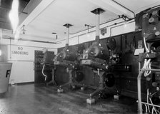 Projection box at the Odeon, Haverstock Hill, London, c1934. Artist: TP Bennett & Sons