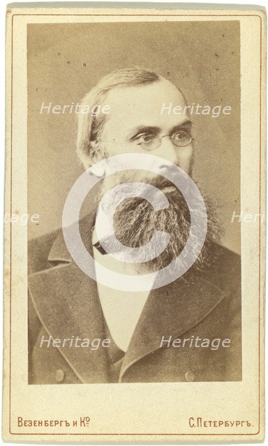 Portrait of the Writer and Ethnograph Sergey Maximov (1831-1901).