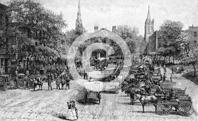 Court House Square, Lexington, Kentucky. Artist: Unknown