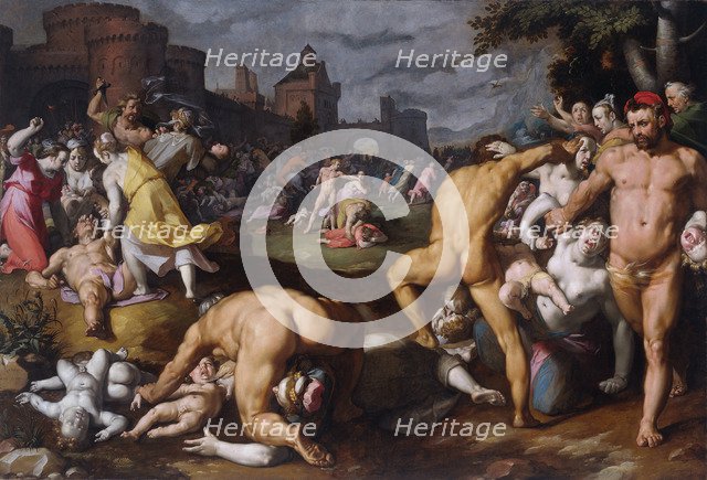 The Massacre of the Innocents, 1590. Artist: Haarlem, Cornelis Cornelisz., van (1562-1638)