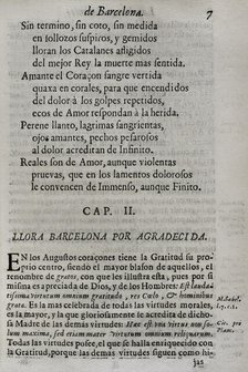 Official days of mourning in the city of Barcelona for the death of Charles II of Spain, 1701. Creator: Josep Rocaberti.