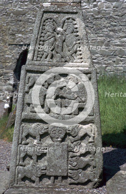Base of the east face of the Moone Cross, 7th century. Artist: Unknown