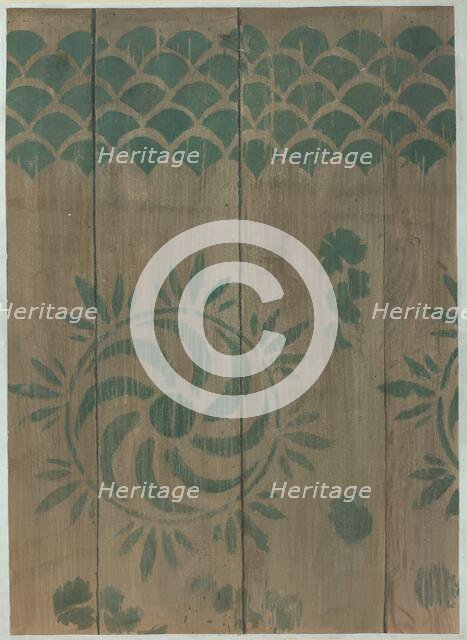 Stencilled Floor, c. 1940. Creator: Michael Lauretano.