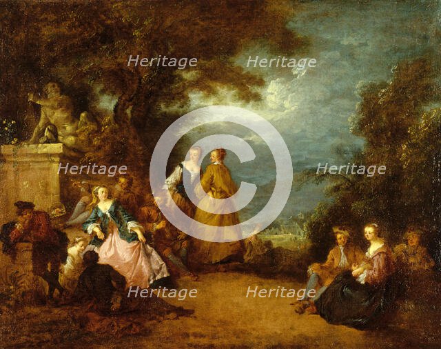 Fête Champêtre, c1730. Creator: Bonaventure de Bar.