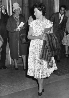 Princess Margaret goes to the Theatre, Haymarket, London, 1961. Artist: Unknown
