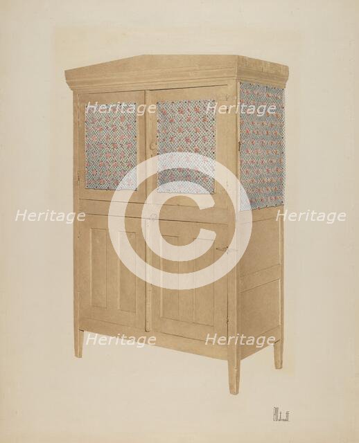 Kitchen Safe, c. 1940. Creator: Peter C. Ustinoff.