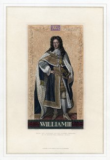 William III, King of England, Scotland and Ireland.Artist: William Home Lizars