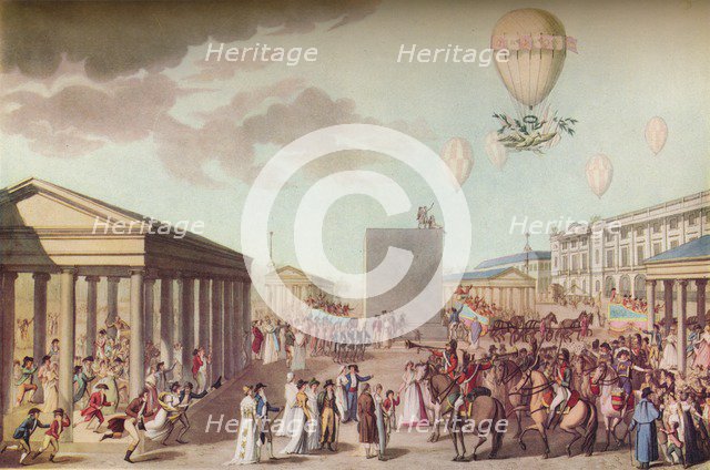 'Fete Du Sacre Et Couronnement De Leurs Majestes Imperiales', c1804. Artists: Marchand, Otto Limited.