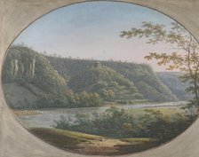 View of the Round Howe near Richmond, Yorkshire, England, 1788. Creator: George Cuit.
