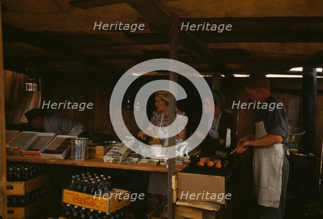 Pie Town, New Mexico, ... at the fair, 1940. Creator: Russell Lee.