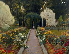 Jardín de Aranjuez. Glorieta II. Artist: Rusiñol, Santiago (1861-1931)