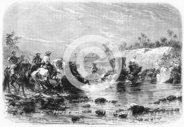 'Passage of an Indian River', c1891. Creator: James Grant.