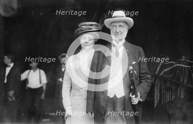 C.M. Depew & wife, 1911. Creator: Bain News Service.