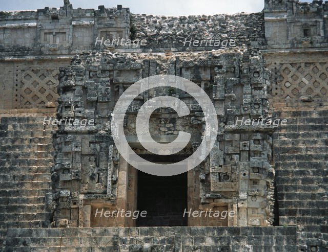 Pyramid of the Magician, Uxmal city, Yucatan, Mexico, Mayan, Classical period, 1998. Creator: Unknown.