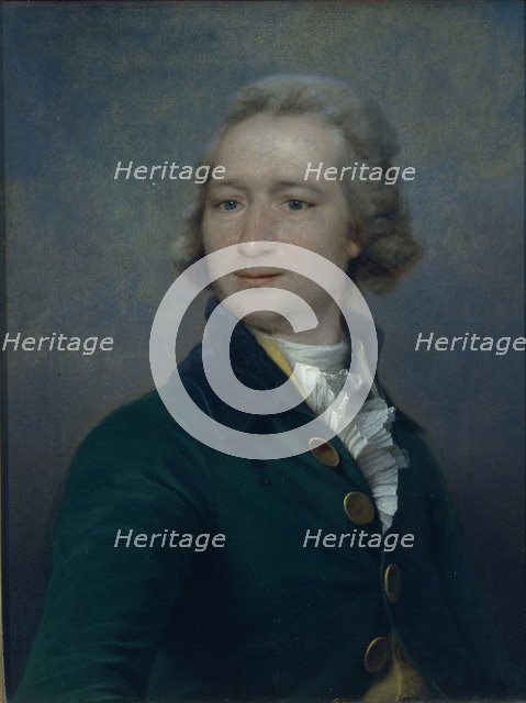 Portrait of the poet Ivan Ivanovich Dmitriev (1760-1837). Artist: Levitsky, Dmitri Grigorievich (1735-1822)