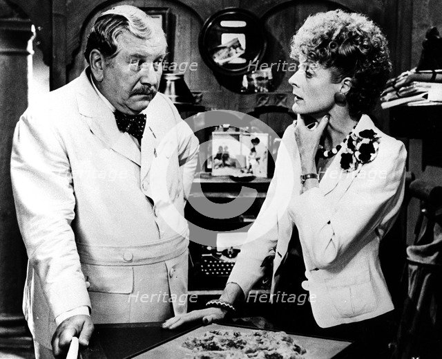 Peter Ustinov (1921- ), British actor, and Maggie Smith (1934- ), British actress, 1982. Artist: Unknown