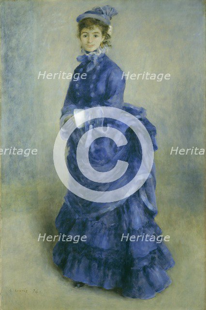 'La Parisienne', 1874. Artist: Pierre-Auguste Renoir.