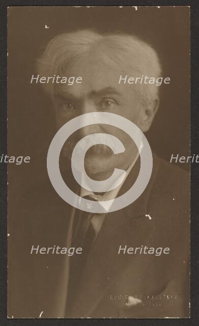 Portrait of a Man with Flower Tie Pin, 1907-1924. Creator: Louis Fleckenstein.
