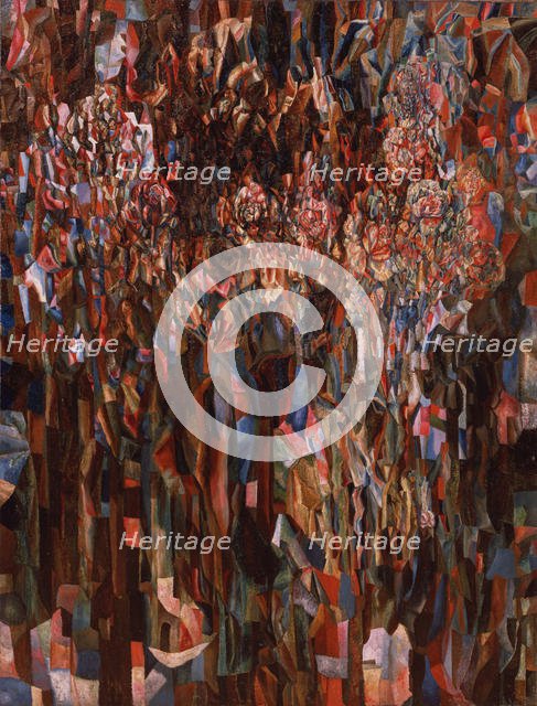 Flowers of the Flowering time of the World, 1915. Artist: Filonov, Pavel Nikolayevich (1883-1941)