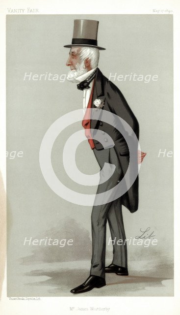 'Mr James Weatherby', 1890.Artist: Liborio Prosperi